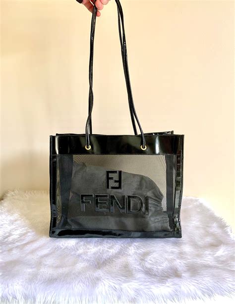 vintage fendi mesh bag